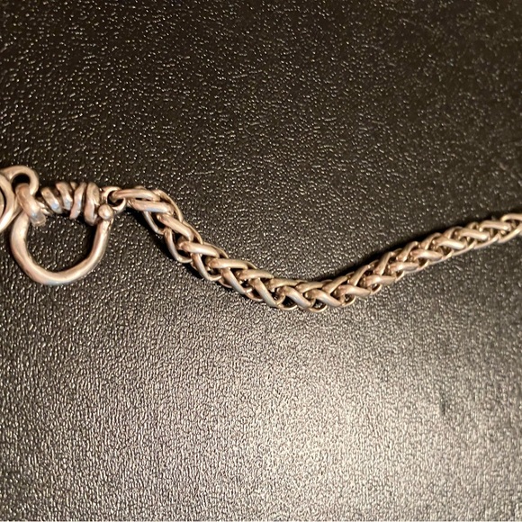 Silver Braided Chain Bracelet - Picture 4 of 5